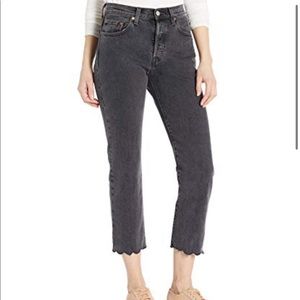 Black 501 womens levis jeans